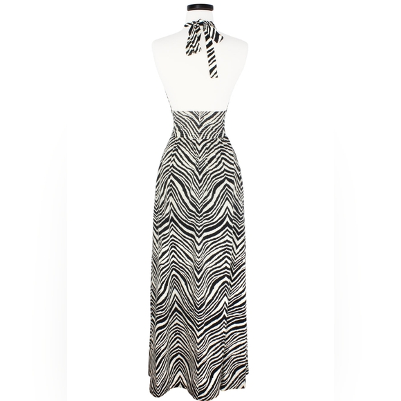 NWT Trashy Diva Yves maxi Gigi's zebra dress US 14 - Picture 3 of 6